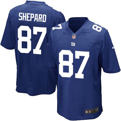 Men New York Giants #87 Sterling Shepard Nike Royal Game Player NFL Jersey